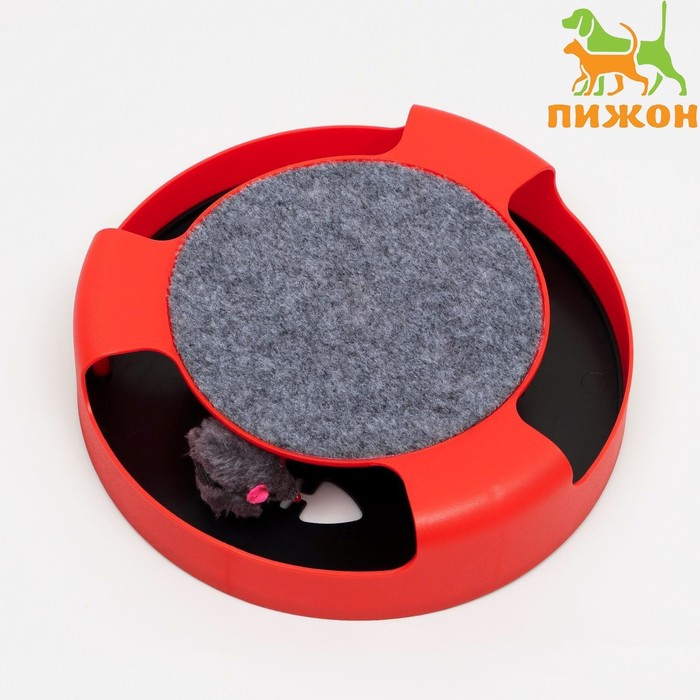 Игровой комплекс «Пижон» с подвижной мышкой, красный - Фото 1