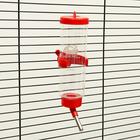 Поилка для грызунов «Пижон», 250 мл, красная - Фото 4