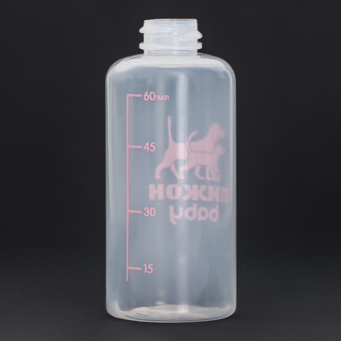 Набор для вскармливания "Пижон", бутылочка 60 мл, с 4 сосками и ершиком, розовый - Фото 1
