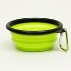 Миска складная, зелёная, 250 мл, 11 см - Фото 4