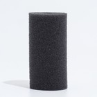 Губка круглая № 1, мелкопористая, 5×5×10 см, серая - Фото 2