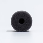 Губка круглая № 1, мелкопористая, 5×5×10 см, серая - Фото 3