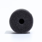 Губка круглая № 2, мелкопористая, 6×6×12 см, серая - Фото 3