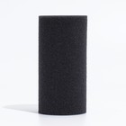 Губка круглая № 4, мелкопористая, 8×8×16 см, серая - Фото 2