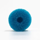 Губка круглая № 1, крупнопористая, 5 х 5 х 10 см, синяя - фото 9140349