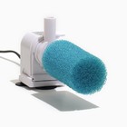 Губка круглая № 1, крупнопористая, 5×5×10 см, синяя - Фото 5