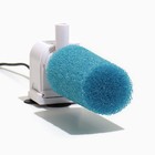 Губка круглая № 2, крупнопористая, 6×6×12 см, синяя - Фото 5