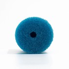 Губка круглая № 4, крупнопористая, 8 х 8 х 16 см, синяя - фото 9140354