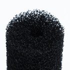 Губка круглая № 1, среднепористая 30 PPI, 5×5×10 см, черная - Фото 4