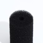 Губка круглая № 2, среднепористая 30 PPI, 6×6×12 см, черная - Фото 5