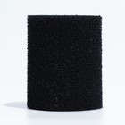 Губка круглая № 3, среднепористая 30 PPI, 8×8×10 см, черная - Фото 2