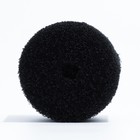 Губка круглая № 3, среднепористая 30 PPI, 8 х 8 х 10 см, черная - Фото 3