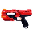 Бластер Rapid, стреляет мягкими пулями, в комплекте с мишенями, цвет красный - Фото 2