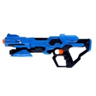 Бластер Frantic, стреляет мягкими пулями, в комплекте с мишенью, цвет синий - Фото 2