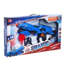 Бластер Frantic, стреляет мягкими пулями, в комплекте с мишенью, цвет синий - Фото 6