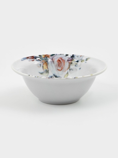 Тарелка Добрушский завод «Верона», 550 мл, d=17 см, фарфор, белая