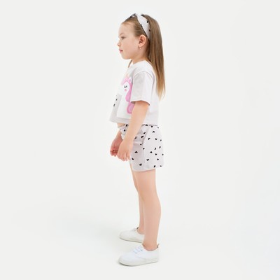Шорты для девочки с рюшей KAFTAN Unicorn, размер 30 (98-104 см)