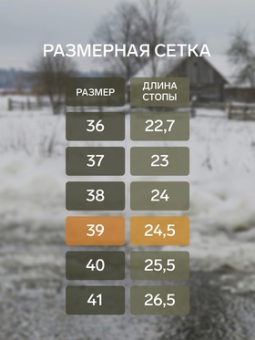 Галоши женские, цвет василёк/голубой, размер 39