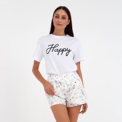 Шорты женские KAFTAN "Unicorn", р. 48-50, белый