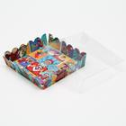 Коробочка для печенья "Pop-art новогодние супергерои", 12 х 12 х 3 см - Фото 2