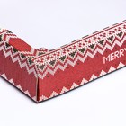 Коробка сборная крышка - дно с окном, «Скандинавия», 26×21×4 см - Фото 4