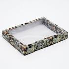 Коробка сборная крышка-дно с окном, "Сказочный миг", 26 х 21 х 4 см. - Фото 1