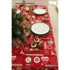 Скатерть «Этель. Reindeer», 130×130 см, красная  (артикул 5084327)  большой выбор товаров оптом и в розницу по низким ценам с доставкой