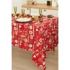 Скатерть «Этель. Reindeer», 130×130 см, красная  (артикул 5084327)  большой выбор товаров оптом и в розницу по низким ценам с доставкой