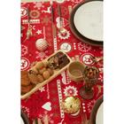 Скатерть «Этель. Reindeer», d=180 см, красная  (артикул 5084331)  большой выбор товаров оптом и в розницу по низким ценам с доставкой