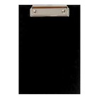 Планшет с зажимом А5, 2 мм, Calligrata, картон/бумвинил, чёрный (клипборд) - Фото 1