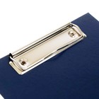 Планшет с зажимом А5, 2 мм, Calligrata, картон/бумвинил, синий (клипборд) - фото 6456650