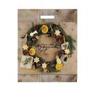 Пакет подарочный новогодний «Счастливого Рождества», полиэтиленовый с вырубной ручкой, 38×47 см - Фото 1