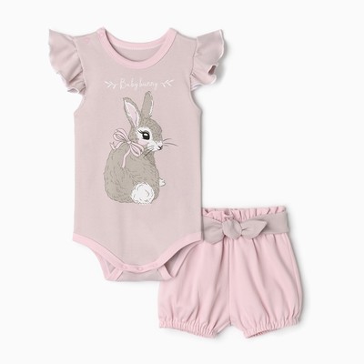 Комплект: боди и шорты Крошка Я "Зайчик" рост 80-86 см