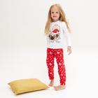 Пижама детская для девочки KAFTAN "Мопс" р.28 (86-92) - фото 9354422