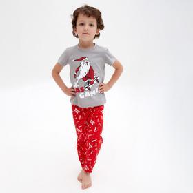 Пижама новогодняя детская KAFTAN 'X-MAS GAMES' размер 28 (86-92 см) Ош