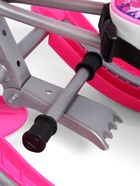 Снегокат Twiny 2+ с единорогом, со спинкой, с родительской ручкой, розовый, TW2-M/EP Nika Kids - Фото 13