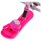 Снегокат TWINY 2 «Единорог», TW2-M/EP, с родительской ручкой, со спинкой и ремнём безопасности, цвет розовый/серый - Фото 6