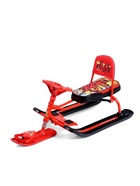 Снегокат «Тимка спорт 4-1 Граффити», ТС4-1/GR, со спинкой и ремнём безопасности - Фото 6