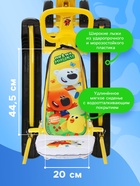 Снегокат «Тимка спорт 6» Ми-ми-мишки, с родительской ручкой, со спинкой, жёлтый, ТС6/ММ2 Nika Kids - Фото 3