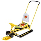 Снегокат «Тимка спорт 6» Ми-ми-мишки, с родительской ручкой, со спинкой, жёлтый, ТС6/ММ2 Nika Kids - Фото 7