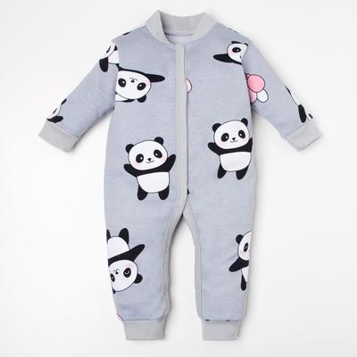 Комбинезон детский «Крошка Я. Панда», рост 74-80 см