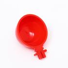 Миска для грызунов и птиц, 30 мл, красная - Фото 3