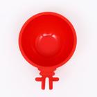 Миска для грызунов и птиц, 30 мл, красная - Фото 4