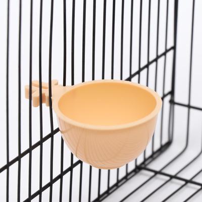 Миска для грызунов и птиц, 30 мл, бежевая