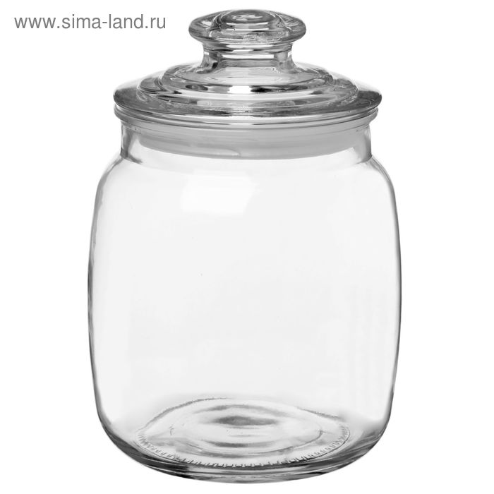 Банка для сыпучих продуктов 1,5 л "Карамель" - Фото 1