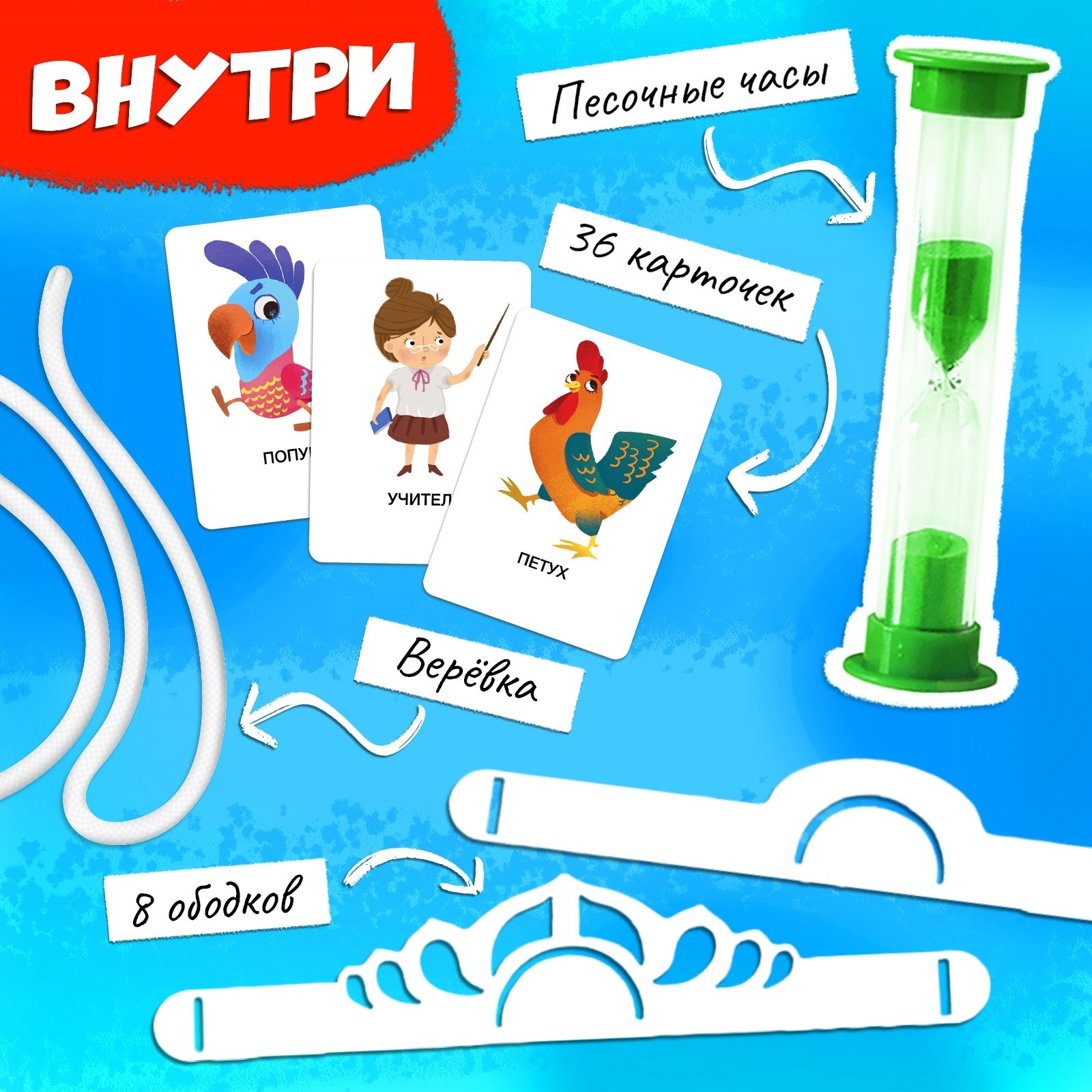 Игра на угадывание «Кто я? Профессии и животные» 2-х сторонние карточки  (7136656) - Купить по цене от 249.00 руб. | Интернет магазин SIMA-LAND.RU