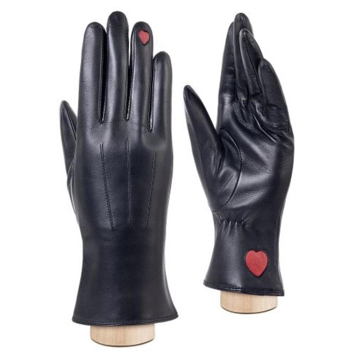 Перчатки жен LB-0112 black 7, цвет Черный