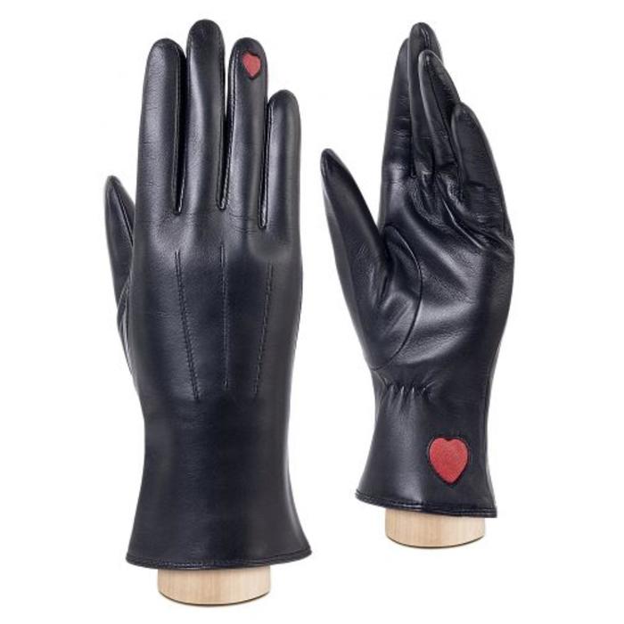 Перчатки жен LB-0112 black 7.5, цвет Черный