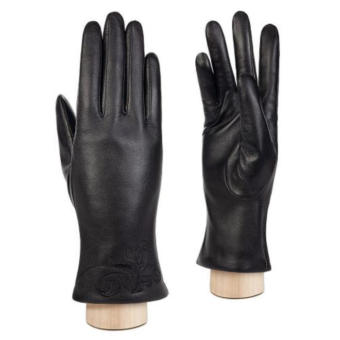 Перчатки жен LB-0106 black 7, цвет Черный