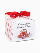 Шоколадная бомбочка с маршмеллоу «Счастливого нового года», 38 г - Фото 3